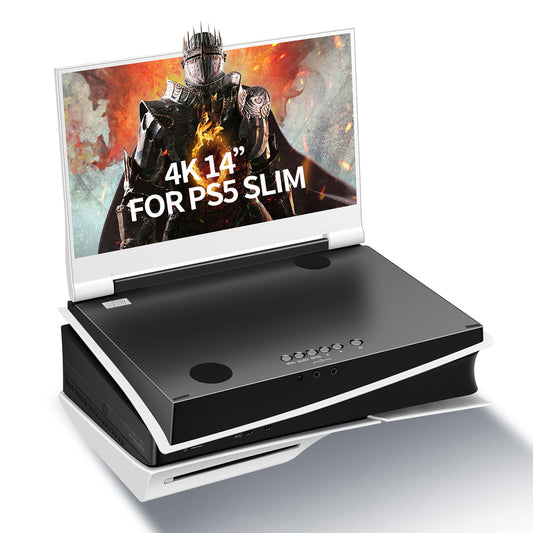 G-STORY 14" Inch IPS 4k 60Hz Portable Monitor Gaming Display Integrated with PS5 Slim(not Included)