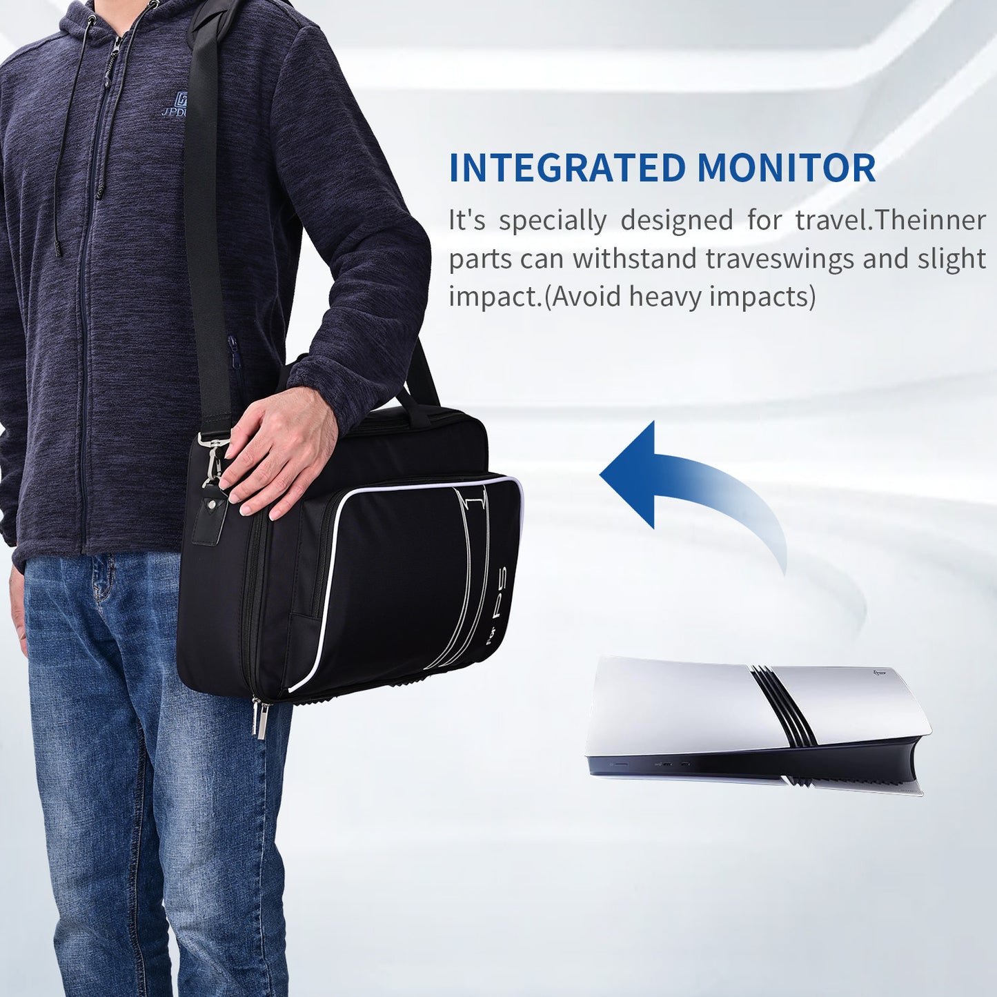 G-STORY 14" Inch IPS 4k 60Hz Portable Monitor Gaming Display Integrated with PS5 pro(not Included)