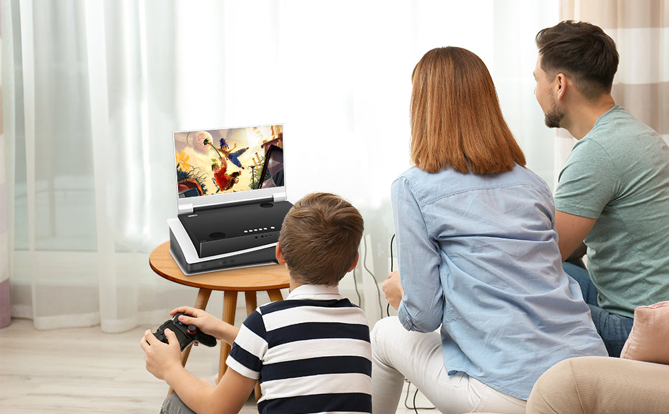 G-STORY 14" Inch IPS 4k 60Hz Portable Monitor Gaming Display Integrated with PS5 pro(not Included)