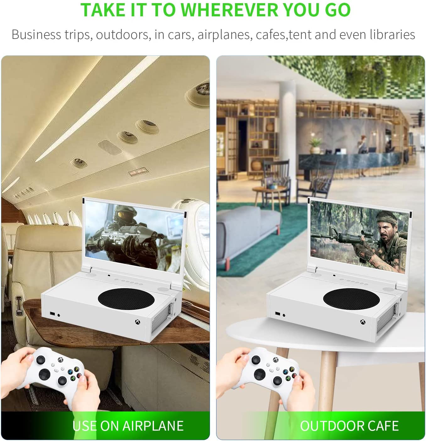 G-STORY 12.5‘’ Portable Monitor for Xbox Series S, 1080P Portable Gaming Monitor