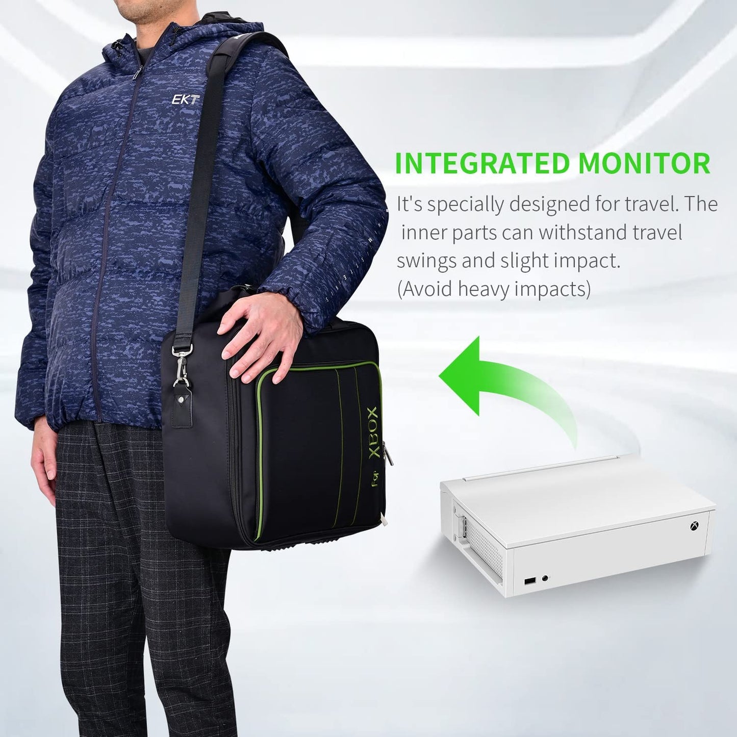 G-STORY 12.5‘’ Portable Monitor for Xbox Series S, 1080P Portable Gaming Monitor