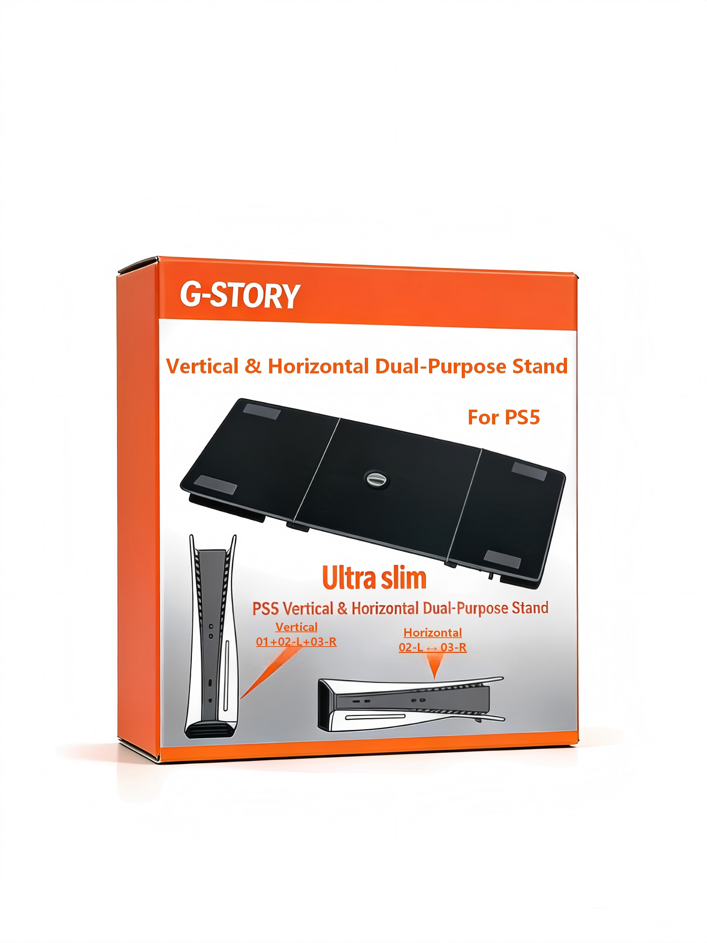 Vertical & Horizontal  Dual-purpose Stand  For PS5