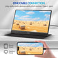 G-STORY Portable Monitor Integrated Cable Management 14” External Monitor