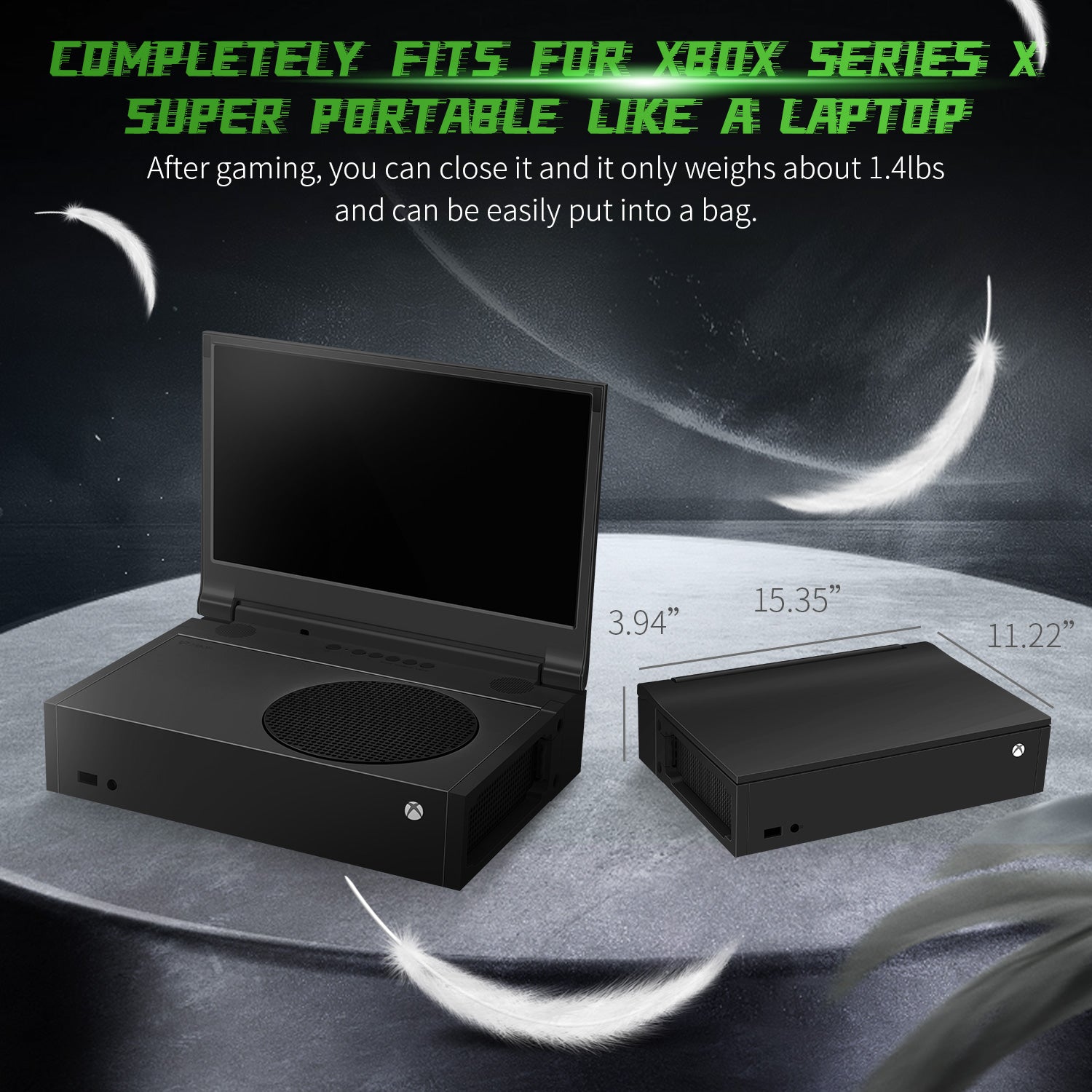 G-STORY 15,6 Moniteur pour Xbox Series S, écran Portable IPS 2K 165Hz pour  Xbox
