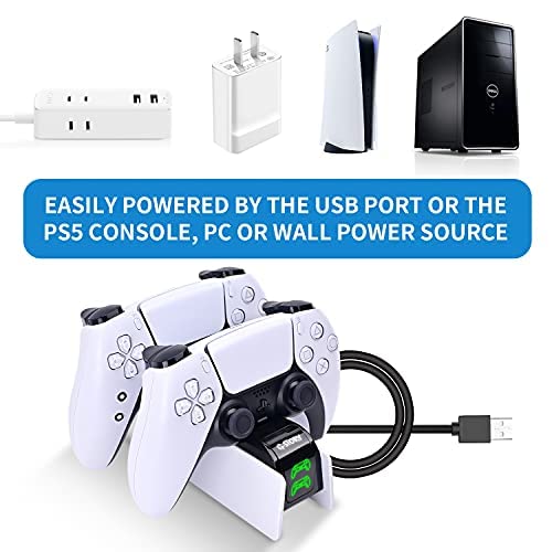 G-STORY PS5 Charging Station, Upgraded PS5 Controller Charging Station