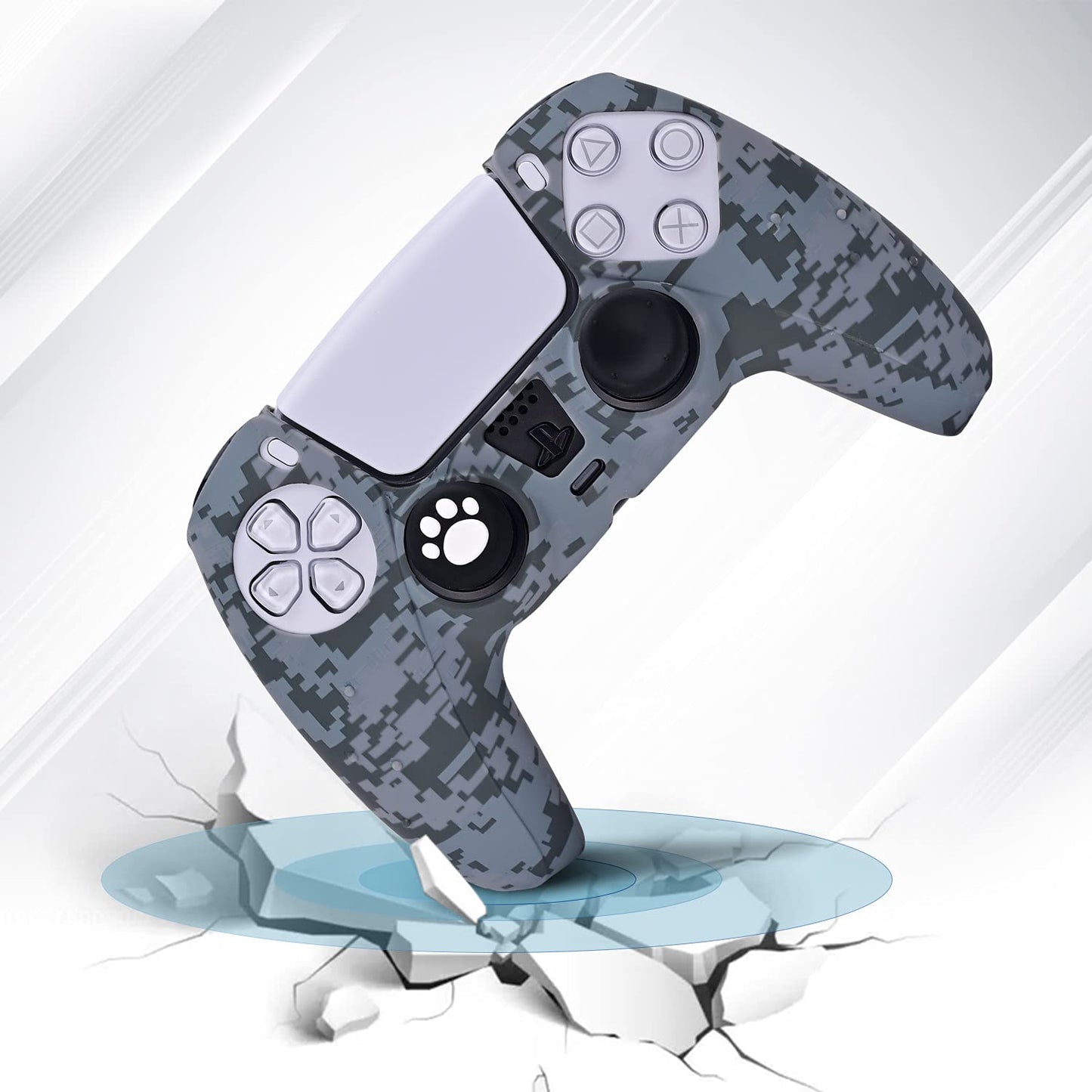 G-STORY 2PCS Silicone Cover Skin for PS5 Controller