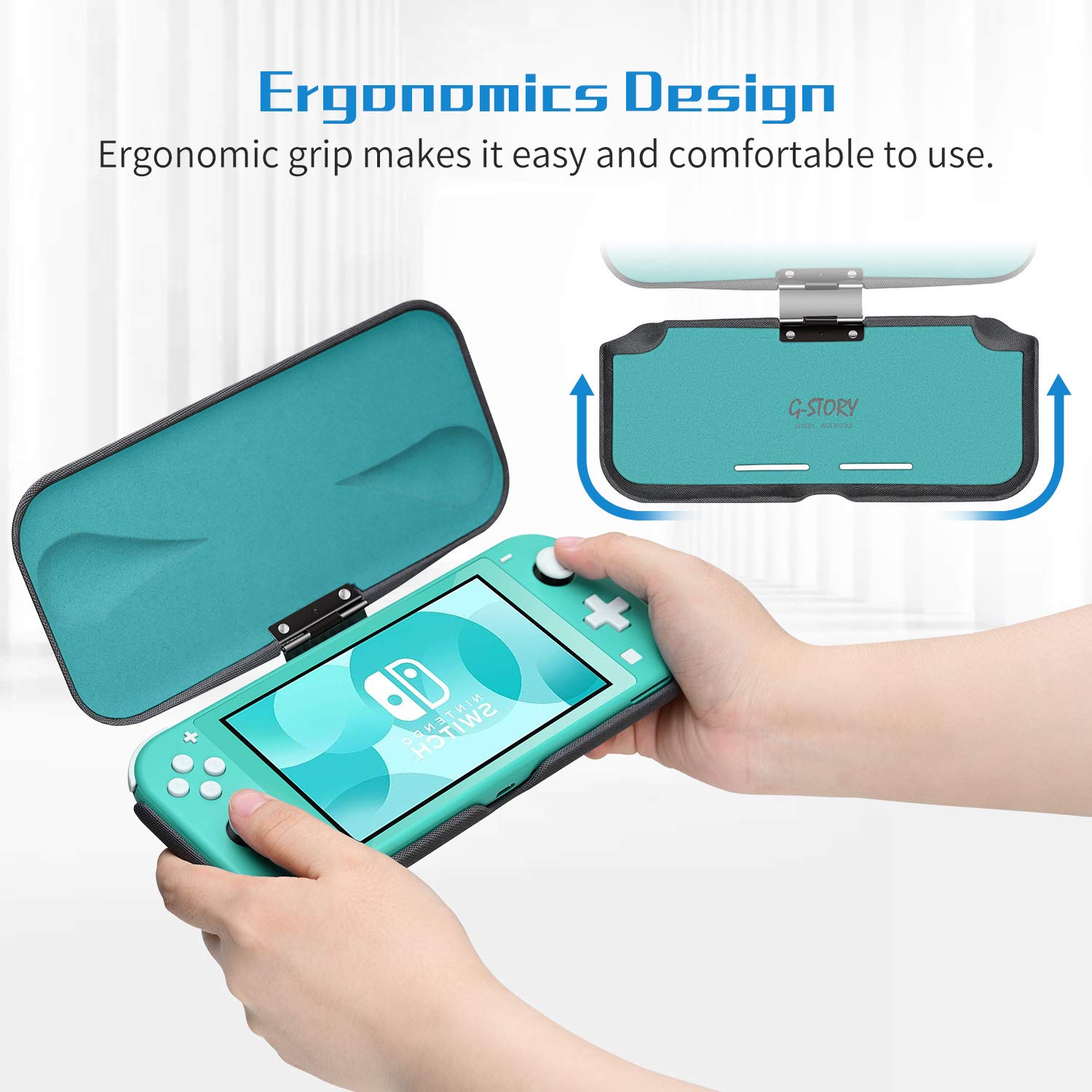 G-STORY Flip Protective Case for Nintendo Switch Lite with Screen Protectors