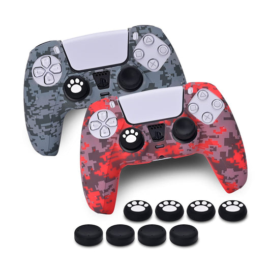 G-STORY 2PCS Silicone Cover Skin for PS5 Controller