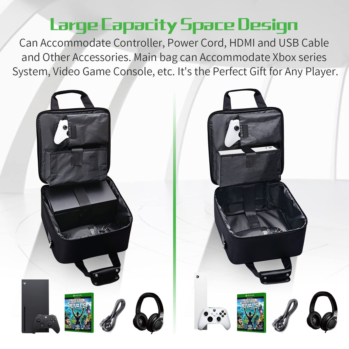 G-STORY Case Storage Bag for Xbox Series X Xbox Series S Console Carrying Case